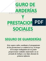 Seguro de Guarderias y Prestaciones Sociales13
