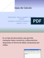 Hojas de Calculo