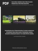 Download Laporan Draf Akhir Kawasan Strategis Provinsi Banten Lama dan Kawasan Hal Ulayat Masyarakat Baduy by Tiar Pandapotan Purba SN245979864 doc pdf