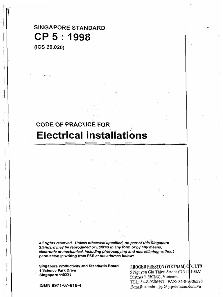 CP5 Electrical Installation PDF PDF