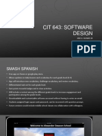 CIT 643 Software Design Project JV
