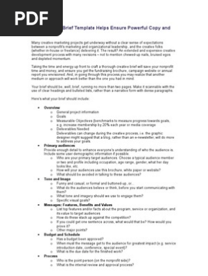 Creative Brief