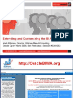 OOW2008 - Extending and Customizing the BI Apps Data Warehouse