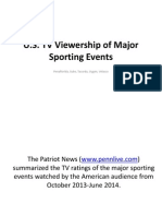 U.S. TV Viewership of Major Sporting Events: Penaflorida, Subo, Tacurda, Uygen, Velasco