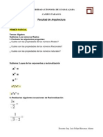 Banco de Preguntas General Matemáticas I