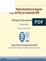 Control Por Modos Deslizantes de Segundo Orden de Pilas de Combustible PEM