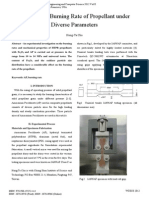 Burning Rate Study