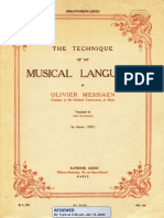 Messiaen Technique of My Musical Language