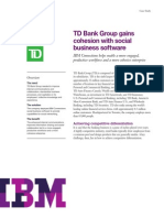 TD Bank - IBM Case Study