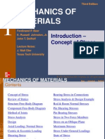 Introduction to Mechanic of Material