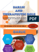 Garlic and Therapeutic Role
