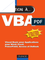 VBA Visual Basic Pour Applications Pour Word, Excel, PowerPoint, Access Et Outlook