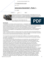 Andreas Maia - Para Onde Vai a Democracia Socialista? (Pt I)