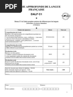 Synthese DALF C1 modele