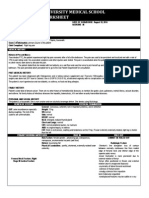 Worksheet Surgery - Fracture