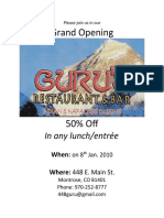 Grand Opening of