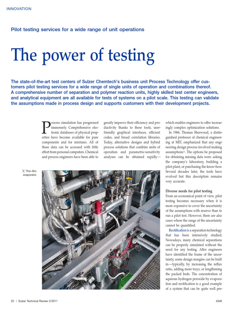 The Power of Testing, Process Technology. | PDF | Science & Mathematics