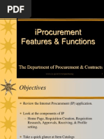 Iprocurement Features and Functions