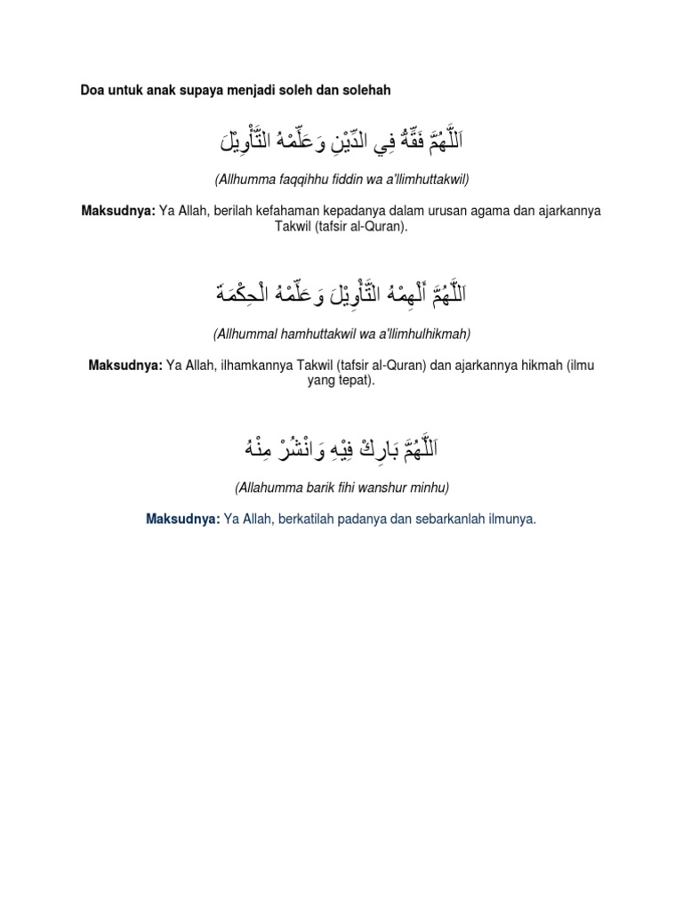 34++ Allahumma faqqihha fiddin info