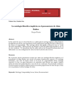 La Ontología Filosófica Implícita en El Pensamiento de Alain Badiou