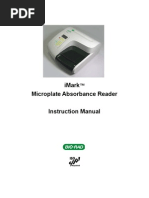 Download iMark Microplate Absorbance Reader Instruction Manual by dnajen SN24601578 doc pdf