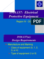 1910.137: Electrical Protective Equipment: Region IV - OSHA