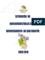 Situación de Biocomubstible en La Region San Martin