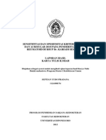 Septian Yudo P G2a008174 - Laporan Hasil Kti PDF