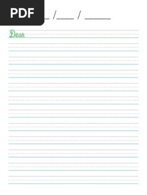 Pen Pal Letter