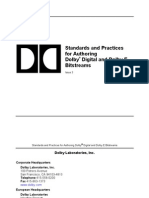 Standards and Practices For Authoring Dolby Digital