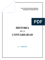 Historia de la Contabilidad (0 a 1400)