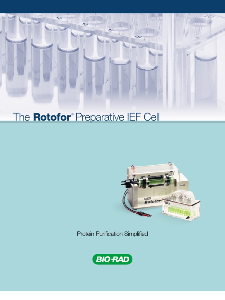 Rotofor IEF | PDF | Protein Purification | Proteins
