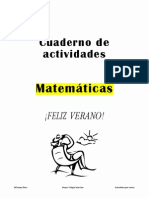 Actividades de Vacaciones de Matemáticas Para 3º Mª Carmen Pérez