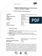 Reglamento de Higiene Y Seguridad Industrial