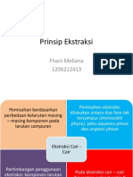 Prinsip Ekstraksi