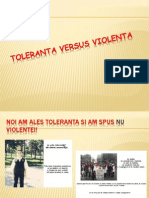 Toleranta <-> Violenta