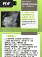 CONTROLE DE QUALIDADE E ARTEFATO EM MAMOGRAFIA.pptx