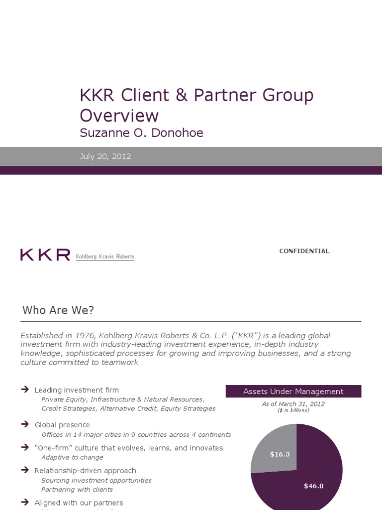 KKR Client & Partner Group Overview | PDF | Private Equity | Investor