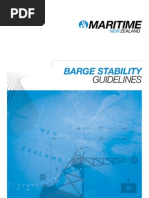 Barge Stability Guidelines