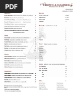 Download Crown and Hammer Dinner Menu  by CantonCompass SN246055284 doc pdf