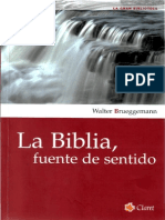 22795820 Brueggemann Walter La Biblia Fuente de Sentido