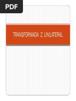 Transformada Z Unilateral