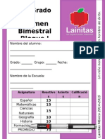 4to Grado - Bloque 1 (2014-2015)