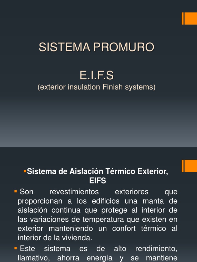 Sistema Promuro | PDF | Conservación de energía | El hombre hace Materiales