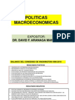 10 Politicas Macroeconomicas Mayo 2013