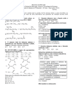 Prova Quimica 3 Ano