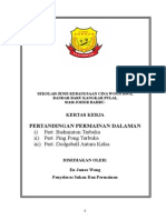 KERTAS KERJA Pertandingan Dalaman