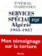 Services Speciaux - Algerie 1955-1957