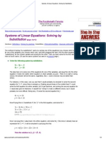 Systems of Linear Equations_ Solving by Substitution