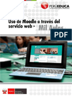 Uso Del Moodle a Través Del Servicio Web Mil Aulas